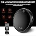 Robot Vacuum Cleaner, Mooka Auto Robotic Vacuum Cleaner with Powerful Suction, Self-Charging, Ultra Quiet, 2600mAH Battery for 2 hours, Suits Wooden/Tiled Floors & Light Carpets (Upgraded)