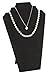 6 Black Velvet Necklace Easel Jewelry Displays 12.5
