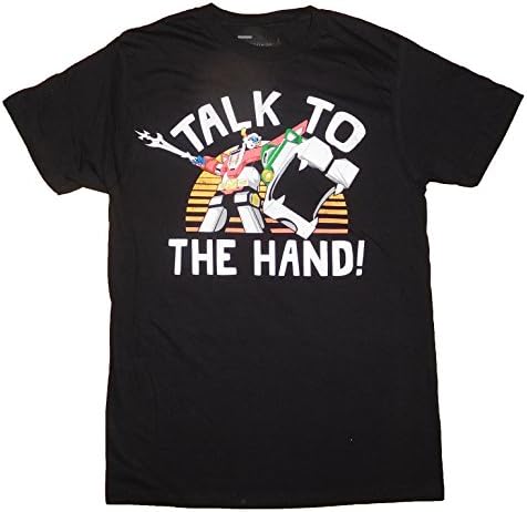 Voltron Talk to The Hand Men's Black T Shirt