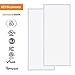 2x4 Flat Panel LED Light 60W, Allsmartlife Flat LED Troffer Panel Light Dimmable 0-10V, 6215Lumens, 100-277V DLC Qualified and Lighting Facts Fixture 4000K(Bright White), 2 Pack