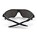 J+S Active PLUS Cycling Outdoor Sports Athlete's Sunglasses, 100% UV protection (Black Frame/Black Lens)