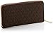 Michael Kors Women's Jet Set Continental Wallet, Brown, OS