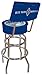 Blue Moon Padded Swivel Bar Stool with Back
