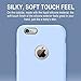 iPhone 6 Case, iPhone 6S Case, Robson Silicone Rubber Anti Drop Protective Case - Light Blue