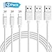 Quntis Lightning Cable 3Pack 3FT Lightning to USB A iPhone Charging Cord Certified - iPhone Charger Compatible with iPhone 14 13 12 11 Xs Max XR X SE 8 Plus 7 Plus 6 5s iPad Pro iPod Airpods - White