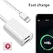 iPhone 7/8 Dual Lightning Adapter & Splitter with Charge, Headphone, Call, Sync for iPhone 7/8, iPhone 7 Plus/8Plus, iPhone X and More Apple Devices