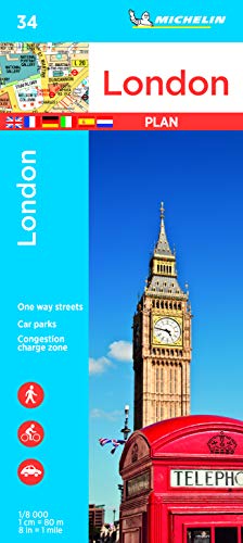 Michelin London Map 34 (PLANS (460)) by Michelin