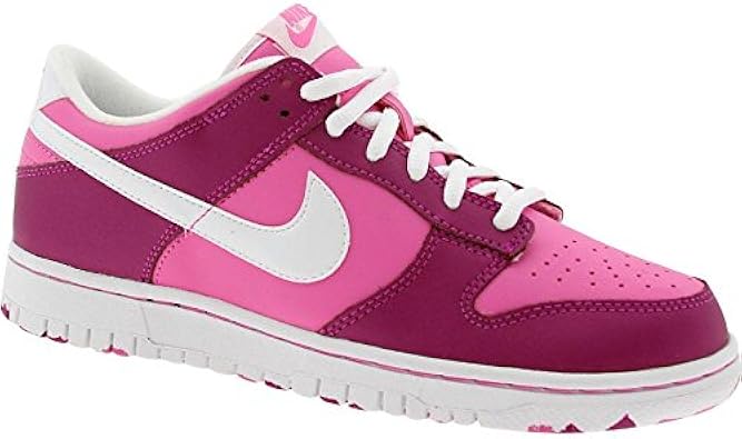 Amazon.com: Nike Kid's Dunk Low 309601-611 Chinarose-White-Magenta (kids 4, Chinarose White 