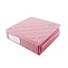 PUEEN 40 Slots Nail Art Stamping Plates Holder Case Plate Organizer in Soft Pink Peach-BH000531