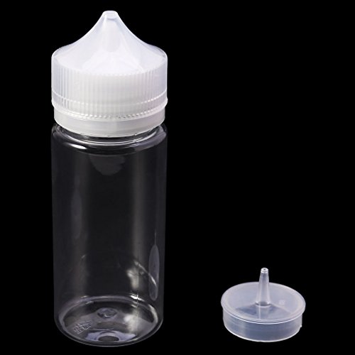SimpleLif PET Plastic Empty Dropper Liquid Eye Clear Water Bottle Long Tip Cap 100ml - Thumbnail 2