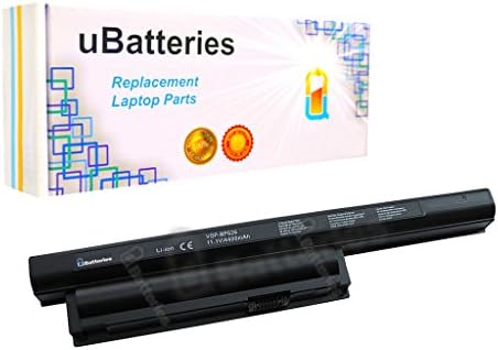 UBatteries 49Whr Laptop Battery Sony VAIO SVE1713ACXB SVE1713ACXBC SVE1713BPXB SVE1713CCXB SVE1713DCXB SVE1713ECXB VGP-BPL26 VGP-BPS26 VGP-BPS26A VPCCA15FX - 4400mAh, 6 Cell