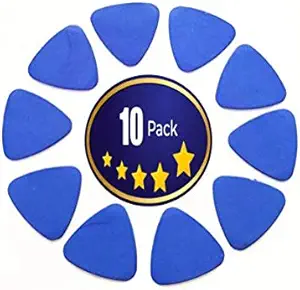 Deal Maniac 10 Pieces Universal Triangle Plastic Pry Opening Tool for iPhone, Galaxy, Pixel Mobile Phone Laptop Tablet LCD Screen Case Disassembly Blue Guitar Picks