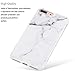 KINFUTON Compatible iPhone 7 Plus Case,iPhone 8 Plus Case,White Marble Women Girls Men Soft Silicon Rubber Clear Bumper Glossy TPU Slim Fit Cute Protective Phone Case for iPhone 7 Plus iPhone 8 Plus
