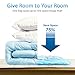 12Pcs Space Saver Vacuum Seal Storage Pack Bags W/Hand Pump-Works with Any Vacuum Cleaner. Compression Bags for Travel Clothes Blankets Bedding Pillows (3 x Small, 3 x Medium, 3 x Large, 3 x Jumbo)