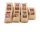 Lumber Jack BBQ 7 varieties BBQ Pellet Pack - 1 Pound Bags - 100 Percent (Apple, Cherry, Pecan, Hickory, Maple-Hickory-Cherry, Mesquite and Maple) - 2Day Shipping