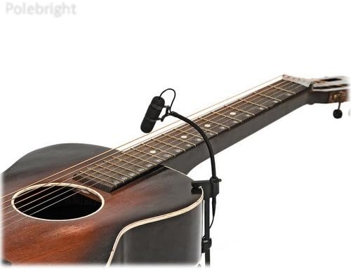 Microphones d:vote 4099G Clip Microphone for Guitars with XLR Adapter - Polebright update