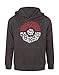 Pokemon Pokeball Hoodie For Boys | Children’s Pikachu Hooded Jumper | Charcoal Pikachu Sweatshirt for Kids | Long Sleeves, Hoodie & Handy Pocket | Gamer Gifts For Him & Her Clothing