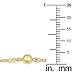 Kooljewelry Yellow Gold Over Silver Bead Station Singapore Chain Necklace (16, 18, 20,24 or 30 inch)