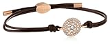 Fossil Glitz Disc Wrist Wrap Rose Gold Bracelet