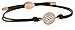 Fossil Glitz Disc Wrist Wrap Rose Gold Bracelet