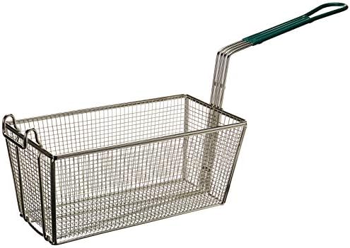 Winco Fb30 Fry Basket With Green Handle