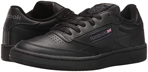 reebok club c black leather