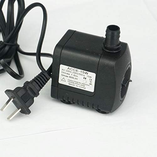 Pumps, Parts & Accessories 220V-240V AC Electric Mini Submersible Pump brushless motor no jam pumnp for Aquarium fish tank 50Hz 15W 800L/H T51