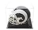 Deluxe Clear Acrylic Football Helmet Display Case with Black Risers (A002-BR)