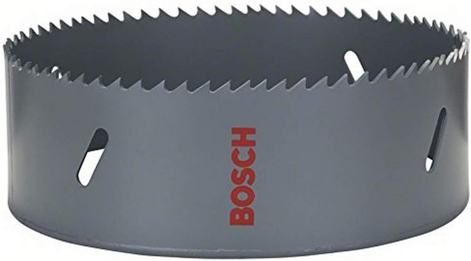Bosch Professional 1x Hole Saw HSS Bi-metal for standard adapter (for various materials diameter 140 mm, Accessory Rotary Drill)