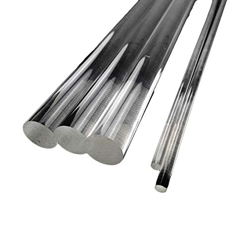 3pcs 15mm Dia. 13" Long Clear Acrylic Plexiglass Plastic