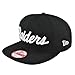 New Era Los Angeles Raiders 9Fifty Black and White Vintage Script N.W.A Adjustable Snapback Hat NFL