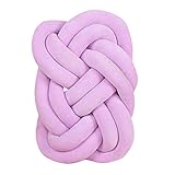 Baby Colorful Soft Knot Pillow Braided Crib Bumper