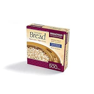 Broadman Church Supplies Communion Bread, Hard, 500 Count