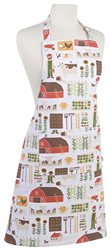 Now Designs Basic Kitchen Apron, Farmer Joe