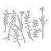 Sizzix Thinlits Die Set 661808, Wildflowers 2 by Tim Holtz, Multi Color, One Size