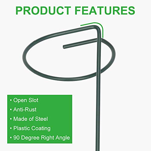 image for GROWNEER 12 Packs 36 Inches Garden Flower Support Plant Support Stakes