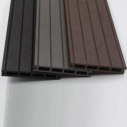 HOME DELUXE - WPC Terrassendielen SAMANA - Hellgrau, 30m² - Inkl. Unterkonstruktion und kompl. Zubehör I Terrassenboden… – Bild 3