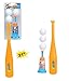 Exercise N Play Training Automatic Launcher Baseball Bat Toys - Indoor Outdoor Sports Baseball Games T-Ball Set for Children
