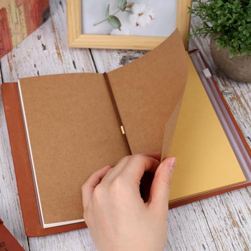 Koogel To My Daughter Leather Journal, 140 Pages Refillable Writing Journal Embossed Vintage Notebooks Mother Daughter Gifts Christmas Birthday Gifts for Daughter from Mom