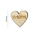Mr and Mrs Sign Large Rustic Wedding Decorations iLoveCos Wedding Reception Anniversary Supplies Party Table Decorations Rustic Wedding Table Dispaly Hearts Confetti Scatter Crafts