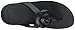 FitFlop Women's Glitterosa Flip Flop, All Black, 7 M US
