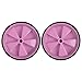 Herbalcandybox 1 Pair 4.33 Inch Kids Bicycle Training Replacement Wheels for 12-20 Inch Kids Bike, Pink