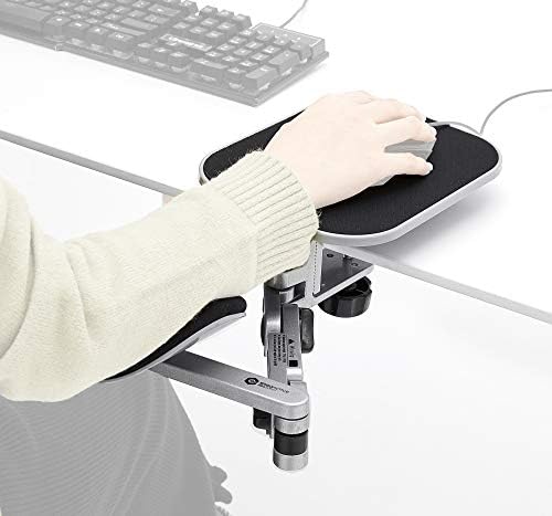 Ergonomic Mouse Pad with Wrist and Arm Support - Adjustable Arm Support for Most Desk Sizes
