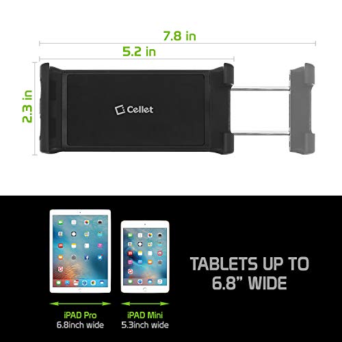 Cellet Multi-Angle Cup Holder Mount: Secure Grip for Your Tablet or Smartphone with 360-Degree Compatible for Apple iPad Pro iPhone 15 14 13 Pro Max Mini SE Galaxy S23 S22 S21 Google Pixel 8 Pro