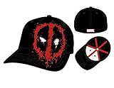 Deadpool Face Flexible Fit Hat Cap New Marvel Comics