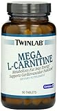 Twinlab Mega L-Carnitine 500mg, 90 Tablets