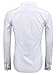 Coofandy Mens Fashion Slim Fit Dress Shirt Casual Exotic Shirt,01-white,X-Large