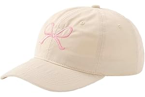 HALEMET Bow-Tie Baseball Cap for Women Fashion Sun Hats for Women Trucker Hat Y2k Sun Cap Visor Cap Hiking Travel Trendy 2025