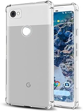 Google Pixel Case 2 XL Case, Ultra-Thin Crystal Clear Flexible Premium TPU - Slim Fit and Anti-Scratch and Protection Shock-Absorption, Bumper for Google Pixel 2 XL.(Transparent)