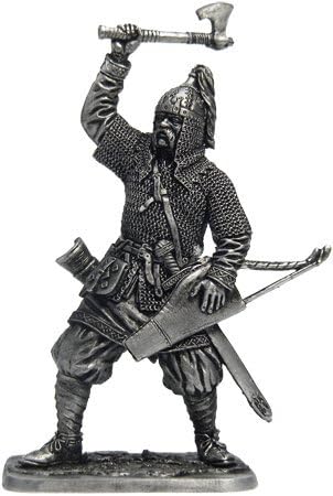 Princely warrior Tin Toy Soldiers Metal Sculpture Miniature Figure Collection 54mm (scale 1/32) (M273)
